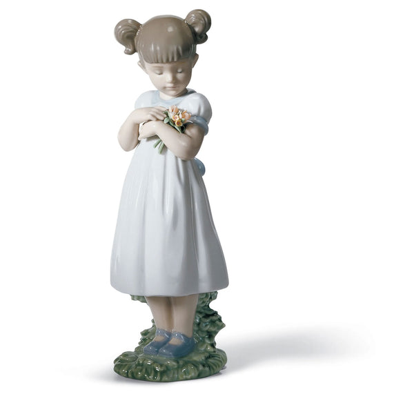 Blossoms for The Kitten Cat Figurine - Lladro-USA